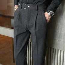Classic Tailored Fit Dress Pants - Cafe y Calle