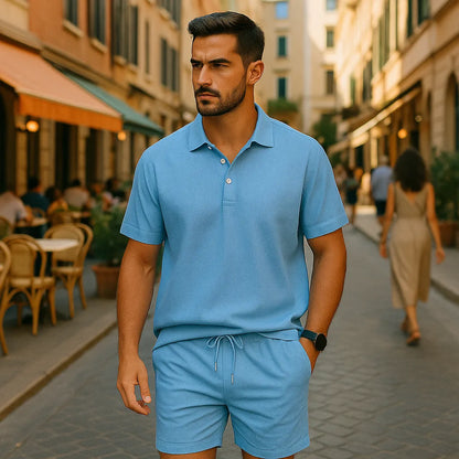 Cyc-Polo und Shorts Set
