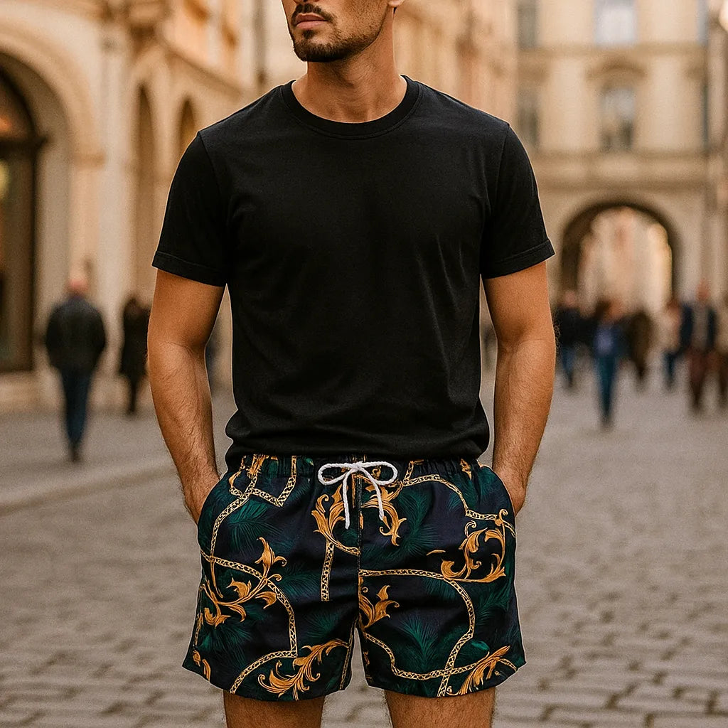 Cyc-hawaiianische Shorts