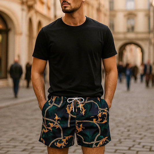 Cyc-hawaiianische Shorts