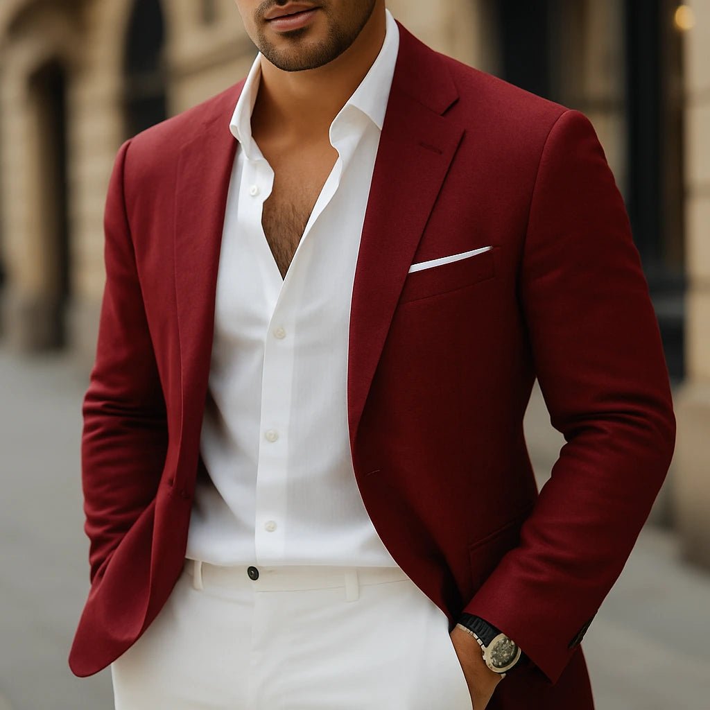 Polyester Blazer - Cafe y Calle