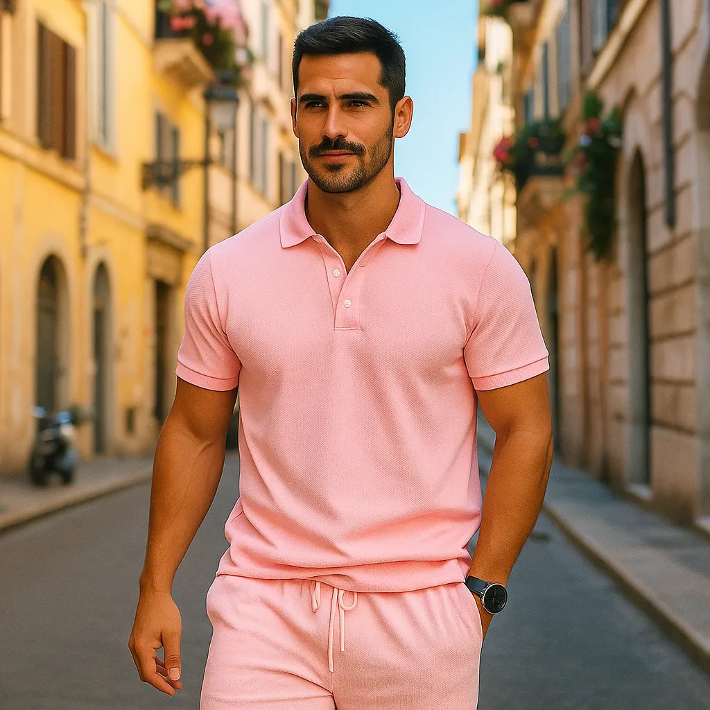 Cyc-Polo und Shorts Set