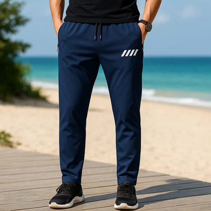2 - Pack Lightweight Athletic Jogger Pants - Cafe y Calle