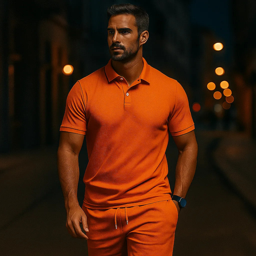 Cyc-Polo und Shorts Set