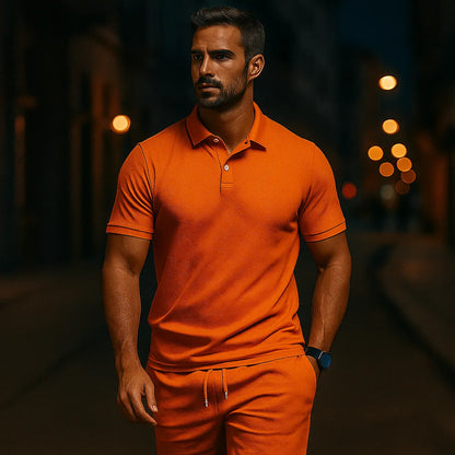 Cyc-Polo und Shorts Set