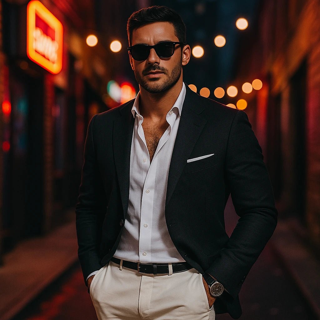 Polyester Blazer - Cafe y Calle