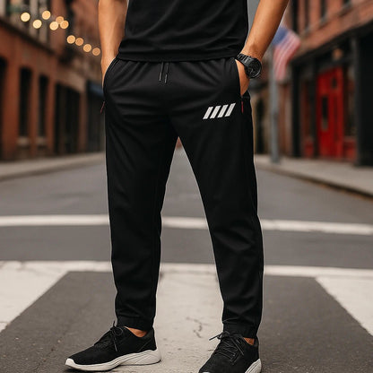 2 - Pack Lightweight Athletic Jogger Pants - Cafe y Calle
