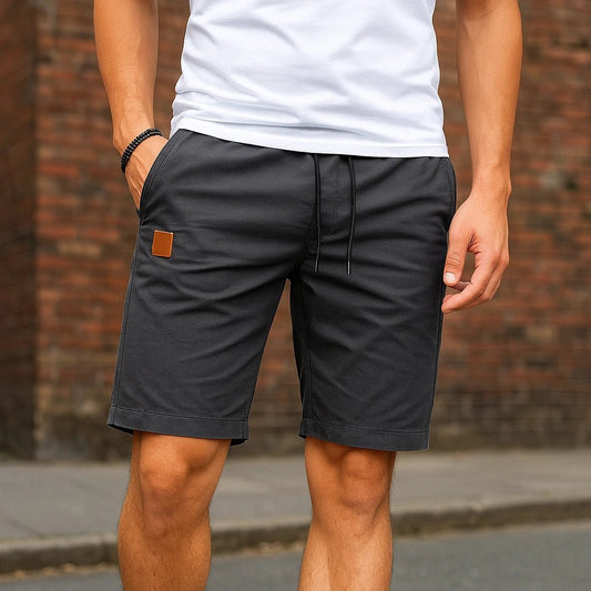 3 Solid Color Casual Shorts Set - Cafe y Calle