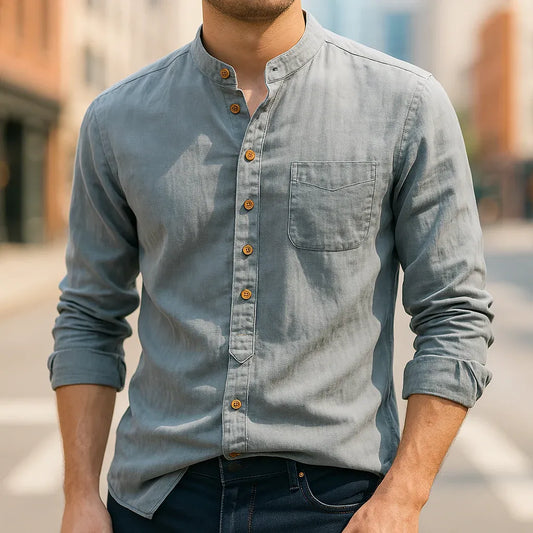 CYC - Japanisches Leinen -Baumwollhemd